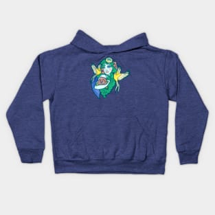 Bird Lady Kids Hoodie